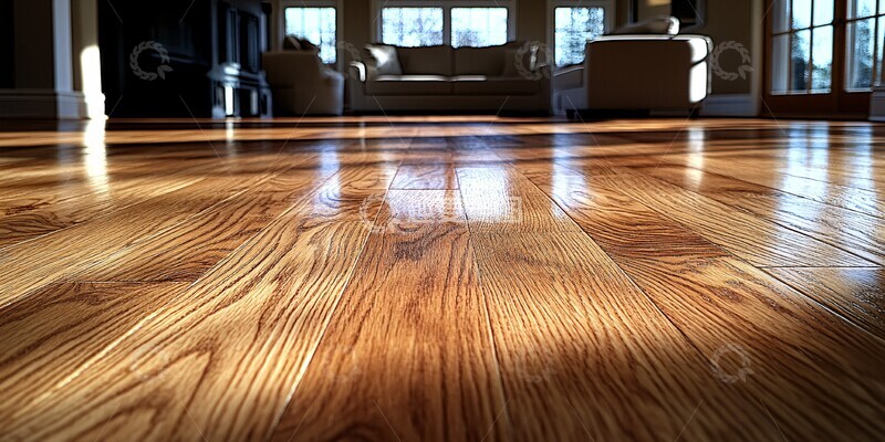 高清大图下载【趣麦麦图】橡木地板客厅2