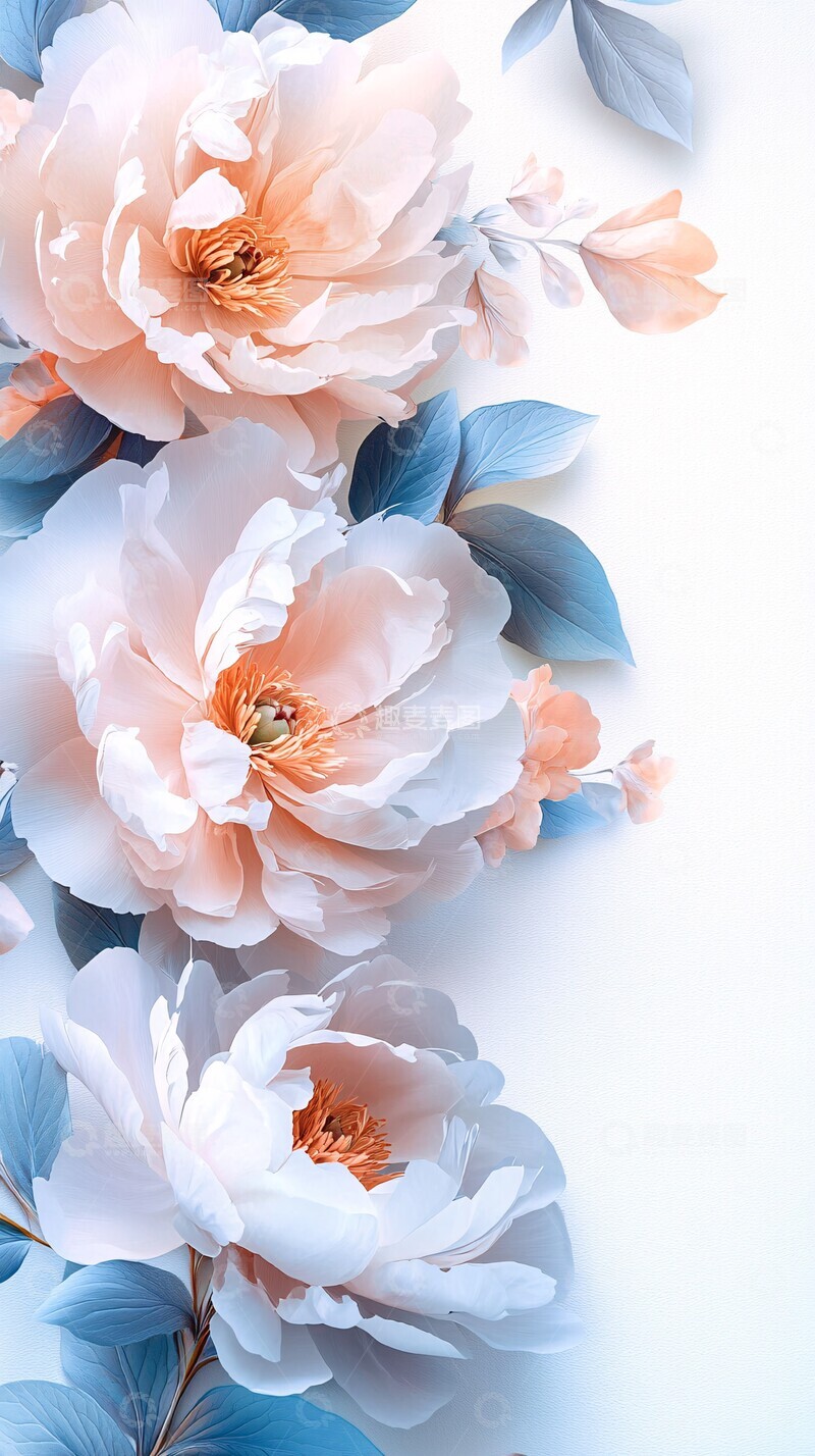 高清大图下载【趣麦麦图】白牡丹梦幻花艺