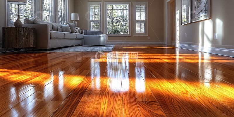 高清大图下载【趣麦麦图】橡木地板客厅1