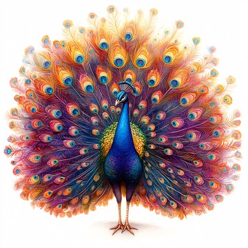 彩虹孔雀彩虹孔雀彩笔