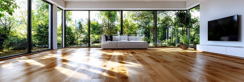 高清大图下载【趣麦麦图】橡木地板与白漆