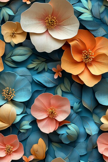 花卉图案花卉图案色彩1