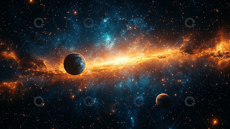 高清大图下载【趣麦麦图】行星与塔罗牌的结合