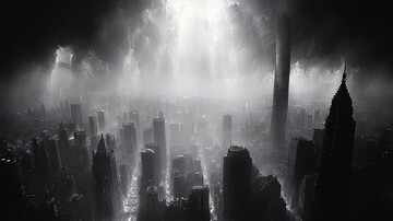 上海外滩城市风光全景2