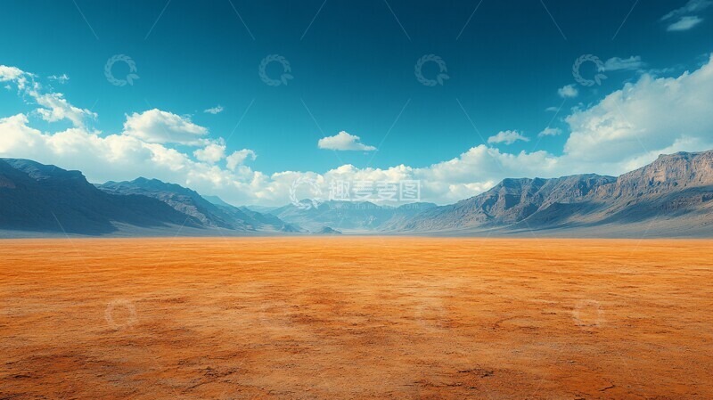 高清大图下载【趣麦麦图】沙漠中沙丘的黑白影像1