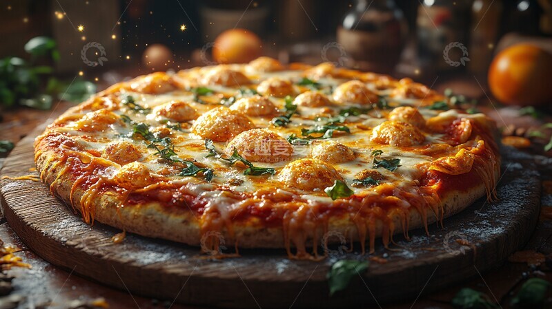 高清大图下载【趣麦麦图】星球披萨星球披萨星星2