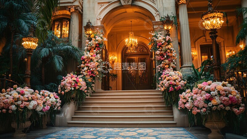 高清大图下载【趣麦麦图】婚礼拱门装饰2
