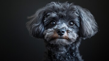 灰色玩具贵宾犬1