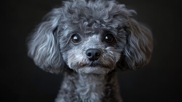 灰色玩具贵宾犬2