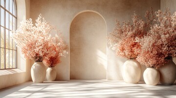 大花瓶与鲜花舞台