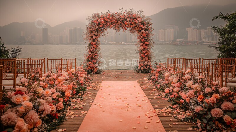 高清大图下载【趣麦麦图】香港码头婚礼策划1