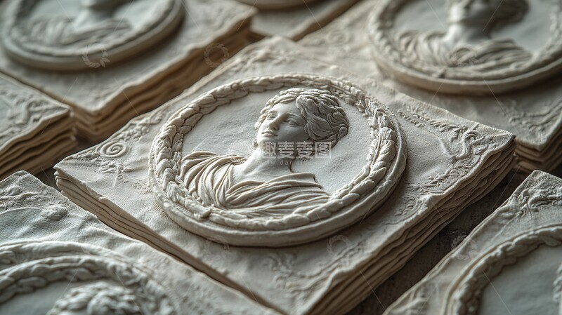 高清大图下载【趣麦麦图】邀请函与印章2