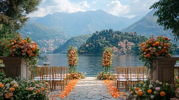 婚礼仪式与湖泊2