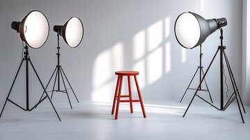 摄影棚灯光设备布置1