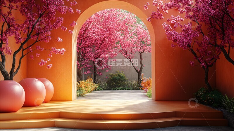 高清大图下载【趣麦麦图】弹簧讲台装饰2