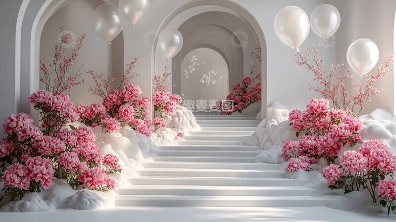 白色拱门装饰