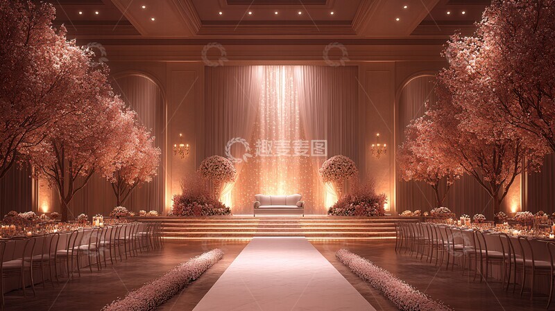 高清大图下载【趣麦麦图】婚礼舞台设计1