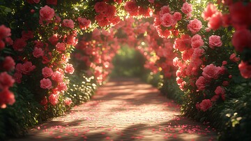 玫瑰花瓣背景摄影1