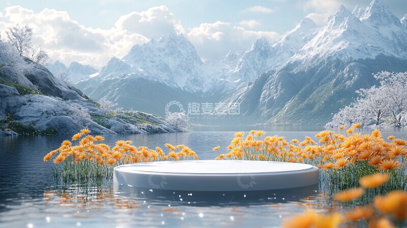 高清大图下载【趣麦麦图】冰上花影冰上花影冰花2