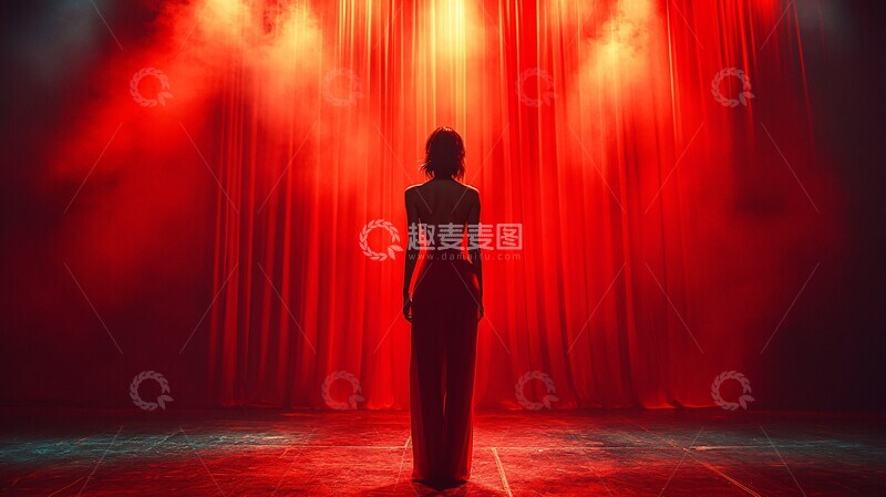 高清大图下载【趣麦麦图】舞台时尚背景1