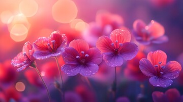 红磨坊表演中的花朵