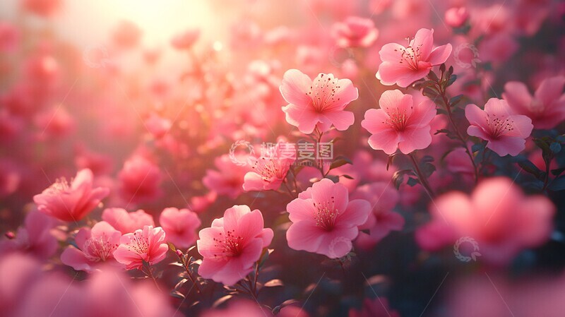 高清大图下载【趣麦麦图】粉色花卉摄影背景2