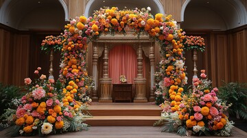 锡克教寺庙花卉装饰