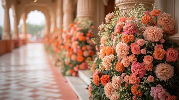 锡克教寺庙花卉装饰1