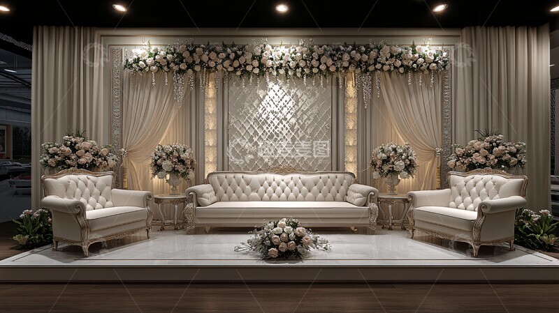 高清大图下载【趣麦麦图】奢华婚礼舞台装饰