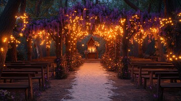 松林婚礼仪式场地1