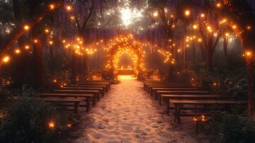 松林婚礼仪式场地2