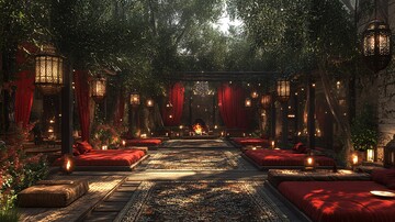 婚礼邀请在户外花园