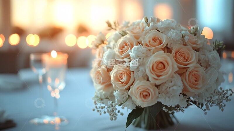 高清大图下载【趣麦麦图】奢华婚礼背景4