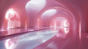 未来主义婚礼邀请