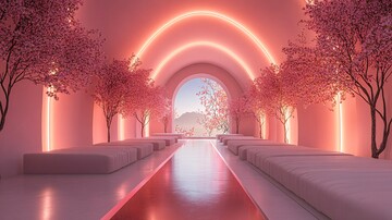 未来主义婚礼邀请1