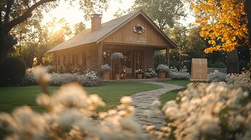 婚礼邀请在户外花园1