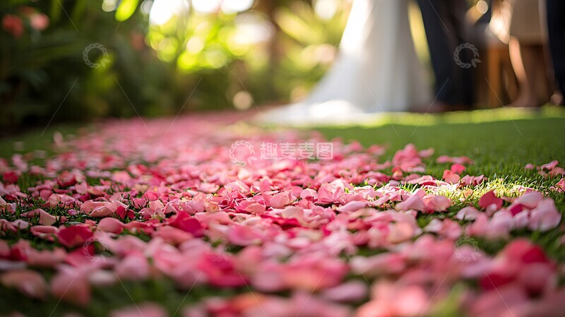 高清大图下载【趣麦麦图】花园婚礼交换誓言2