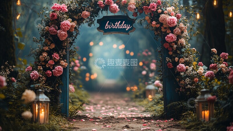 高清大图下载【趣麦麦图】婚礼蛋糕摄影背景1