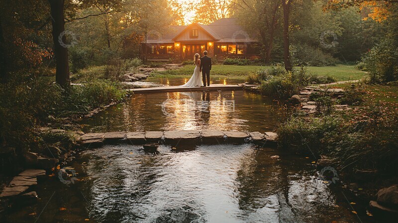 高清大图下载【趣麦麦图】婚礼在自然中举行1