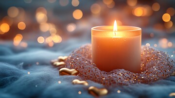 白色餐桌与金色装饰