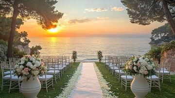 海边婚礼与绿意2