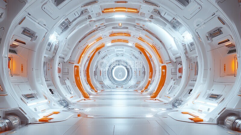 高清大图下载【趣麦麦图】圆形舞台科幻风格2