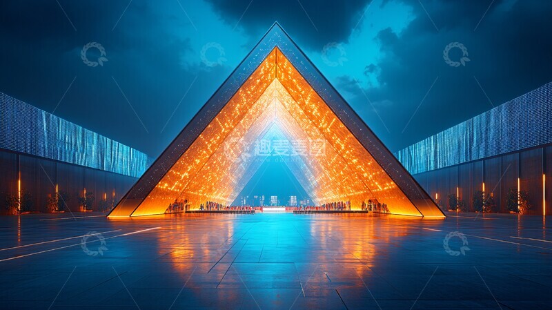 高清大图下载【趣麦麦图】A形LED舞台设计2