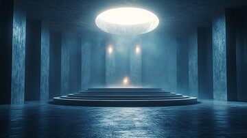 黑暗舞台与发光球体2