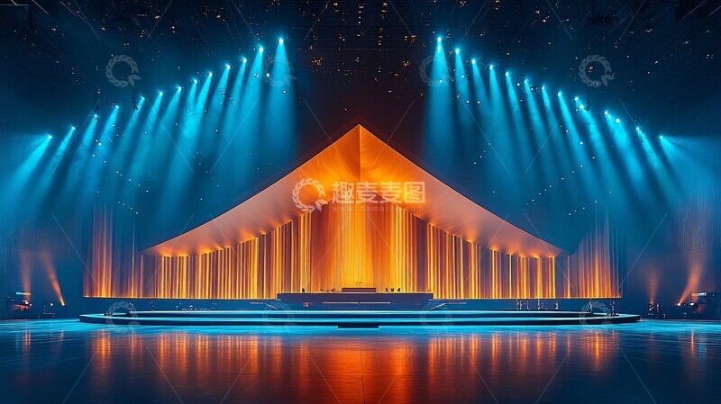 高清大图下载【趣麦麦图】A形LED舞台设计1