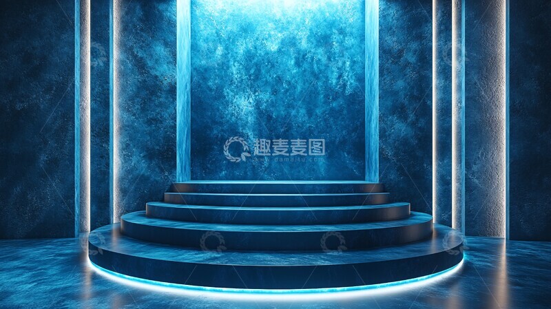 高清大图下载【趣麦麦图】空置石台展示1