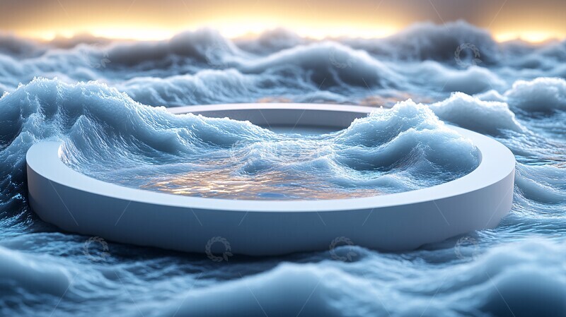 高清大图下载【趣麦麦图】圆形互动舞台2