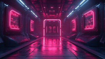 机器人主题直播背景2