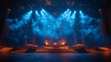 银行30周年庆典舞台渲染2