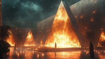 星夜舞台与石墙2